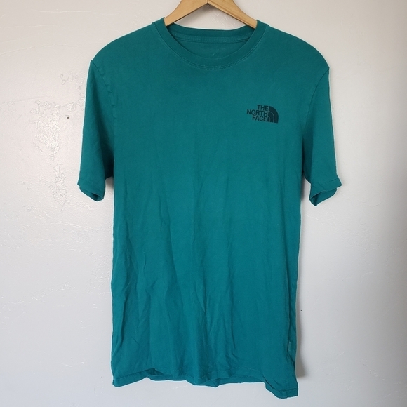 The North Face Men's Small Teal Blue Short Sleeve T-shirt Passion for Slashin' - Picture 6 of 6
